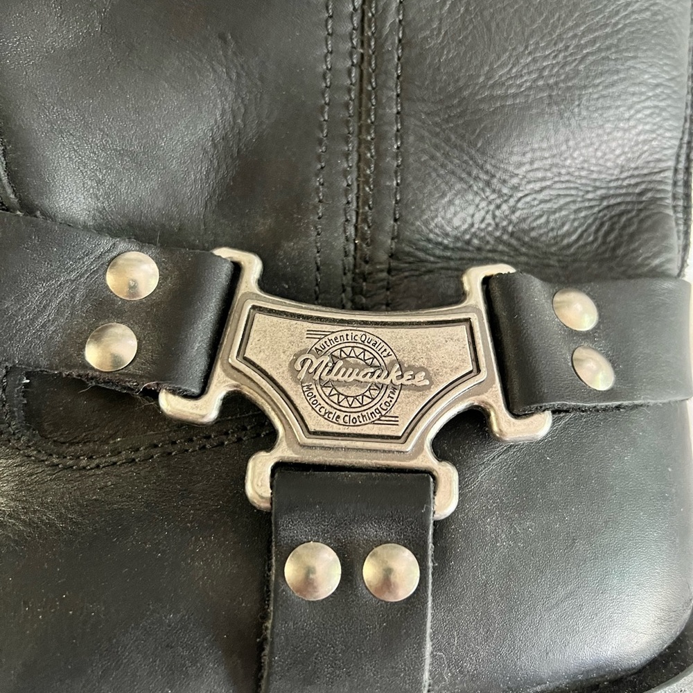 Mens Used Like New Milwaukee Biker Boots Size 11.5 - Picture 14 of 17